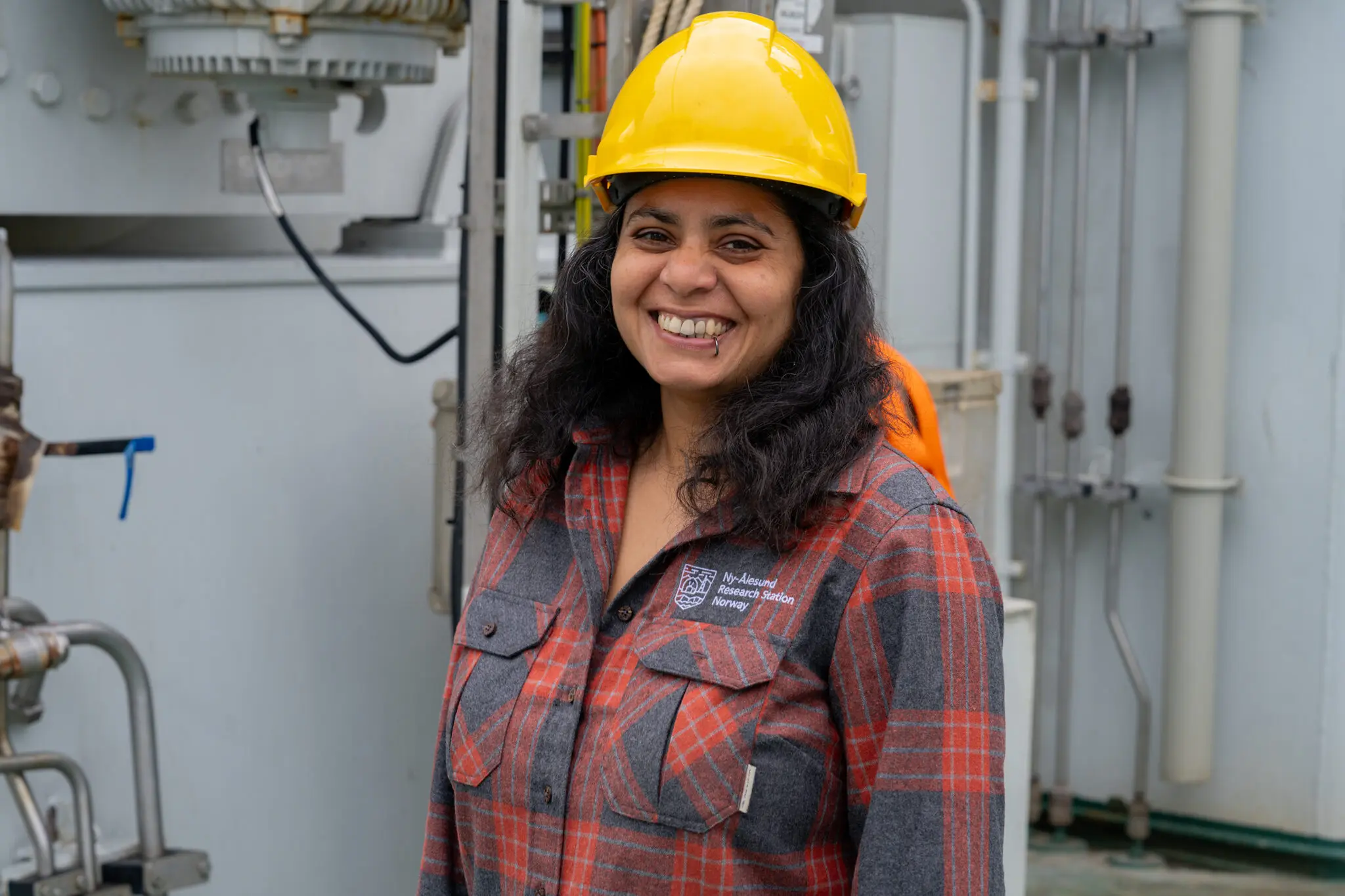 Associate Professor Arunima Sen prepares for 50 days at sea as part of the Arctic Ocean 2050 expedition. Photo: Ingrid Ballari Nilssen