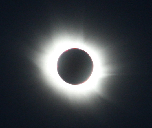 Solar eclipse totality, Svalbard 20 March 2015.