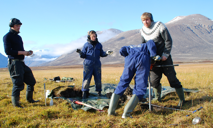 Drilling in permafrost