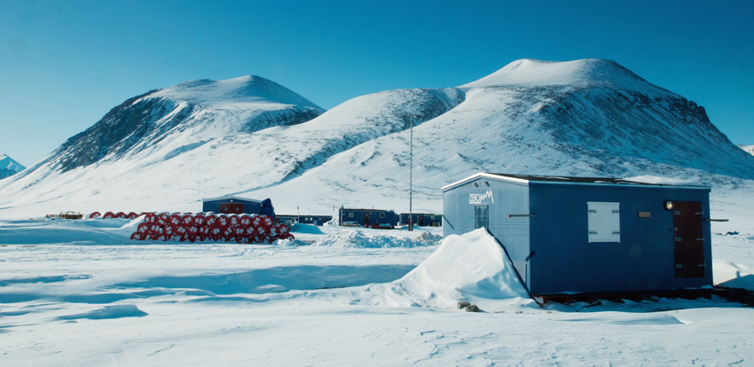 Zackenberg Research Station in Northeast Greenland. 