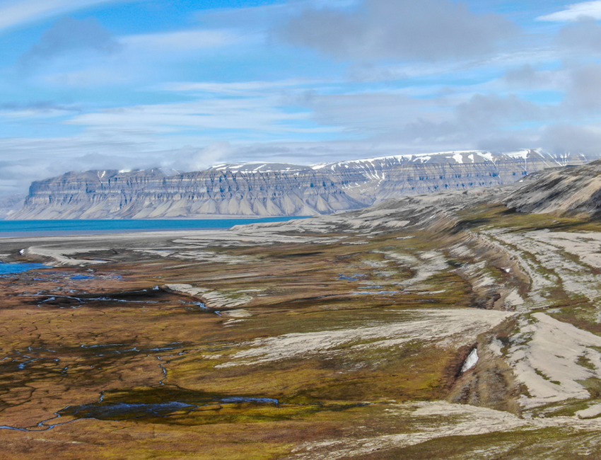 Sassendalen on Spitsbergen, Svalbard